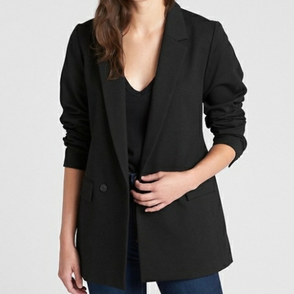 GAP ponte double breasted blazer - Picture 11 of 12